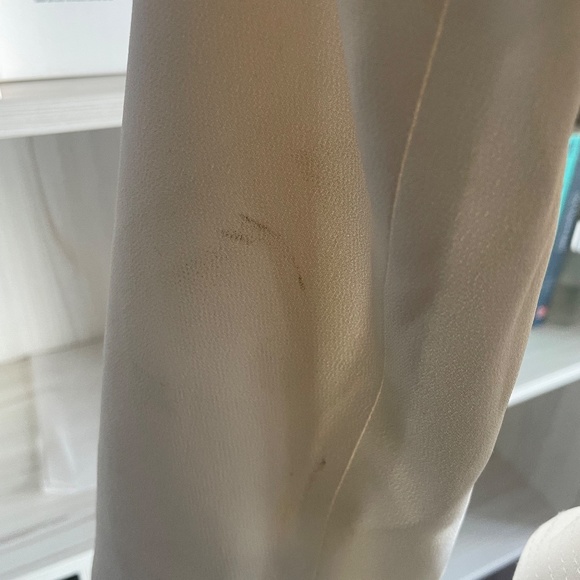 White Crepe Feather Double Breasted Tux Mini Dress Blazer Karen Millen. - Picture 5 of 5